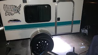 Runaway camper rock light install part 2