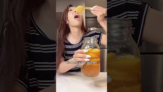 #lemon #honey #sour #mukbang