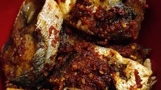 Masak menu sederhana ikan caru goreng sambal pedas gurih dan enak