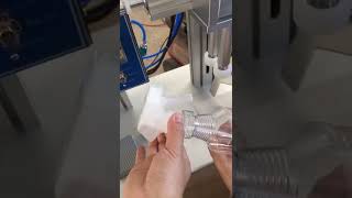 How to use capping machine for dunk mouth shaped caps