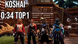 34 Seconds Koshai Dauntless Trial | Top 1 Groups