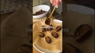 Chocolate Peanut Butter Stiffed Dates🫶 The easiest & healthiest dessert with minimal ingredients!