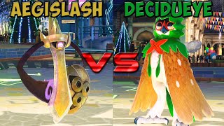 Pokken tournament DX - Aegislash vs Decidueye