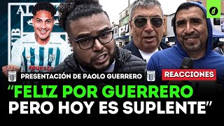 HINCHAS de ALIANZA LIMA reaccionan tras la PRESENTACIÓN de PAOLO GUERRERO en MATUTE | Depor