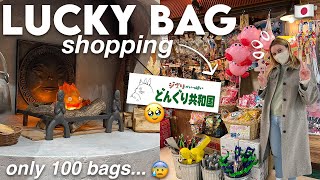 【life in tokyo】what getting the ghibli lucky bag is like (LONG LINE 😳 ) + productive work on campus