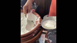 Street Style Meethi Lassi Making || Road Side Sweet Lassi #Shorts