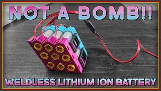 NOT a Bomb! Weldless Lion DIY Battery building system - Omnicell