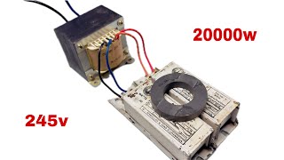 How to make high voltage generator module 20kw