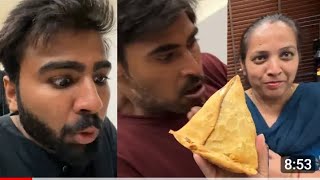 Big samosa eating challenge  gone wrong || Zomato wale ke sath Prank Kar Diya || #nikkuvlogz #119