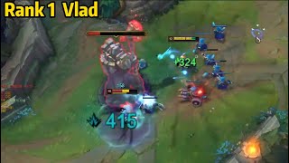 Rank 1 Vlad: He DESTROYED a Grandmaster Kennen with Vladimir!