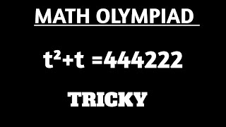 MATH OLYMPIAD | A NICE ALGEBRA QUADRATIC EQUATION |