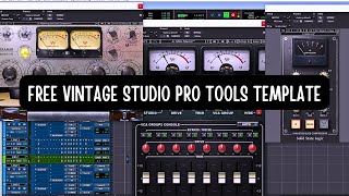 HOW TO GET A ANALOG SOUND WITH WAVES PLUGINS/PRO TOOLS TEMPLATE #wavesplugins