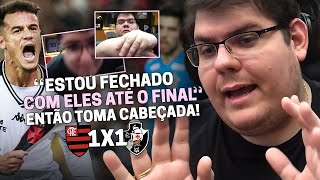 CASIMIRO REAGE: FLAMENGO 1 X 1 VASCO - BRASILEIRÃO 2024 | Cortes do Casimito