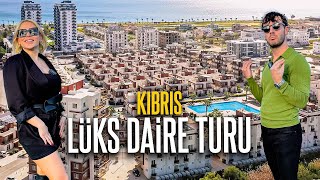 KIBRIS'IN EN ÜNLÜ SAHİLİNDE LÜKS DAİRELERİ GEZİYORUZ!