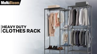 MoNiBloom - Organize Your Wardrobe with a Clothes Rack – Simplify Your Daily Routine - A46-CR