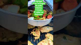 Pechugas de pollo con cilantro y limón Yummy 😋 #polloasado #cosina #tips #polloalabrasa