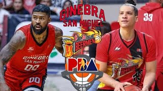 PBA LIVE : BRGY. GINEBRA vs SAN MIGUEL I LIVE SCORES and COMMENTARY