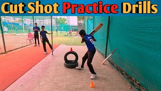 Best cut shot practice | cut shot cricket drills | how to play perfect cut shot #cricket  #squarecut