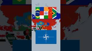 BRICS vs NATO Comparison #geography #comparison #shorts