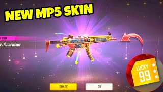 I Got New MP5 Mr.Nutcracker At 99% Luck From New Weapon Royale - Free Fire 2021