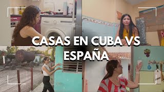 😔CUÁNTAS DIFERENCIAS 😱 Asi son las casas en CUBA y en ESPAÑA  🇪🇸🇨🇺