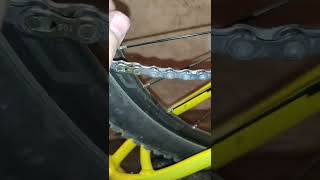 как вручную открыть расцепить цепь велосипеда how to unlock bike chain with no tools 1