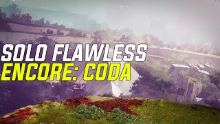 Destiny 2: Solo Flawless Encore: Coda Exotic Mission