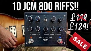 10 JCM 800 Riffs!! | Ghost Note Audio Lead 100 Gold Pedal Demo