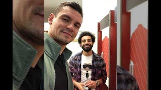 لوفرين يقابل شبيه محمد صلاح ويغني له