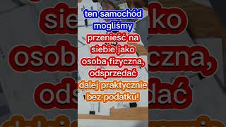 Jak odsprzedać samochód z leasingu bez podatku? [dot. JDG]