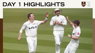 Highlights: BALL DOMINATES on first day | Surrey vs Hampshire | Vitality County Championship