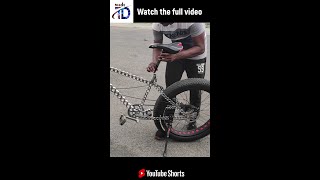 AMAZING Bicycle out of Metal Nut / Amazing Bicycle Frame From Metal Nut #shorts