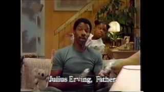 1983 Dr. J Julius Erving Philadelphia 76ers Crest Commercial