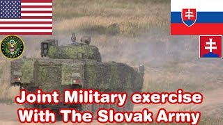 Joint Military exercise between Slovak army and U.S. Army