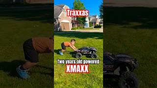 Two years old Powered XMAXX #traxxas #rcreview #family #kids #baby #babyboy #viral #trending