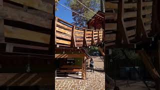 Treehouse property with an insane backyard setup! 🤯 #shorts #treehouse #realestate #hometour