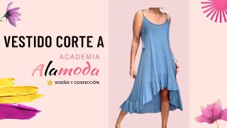 PATRONES GRATIS /VESTIDO CORTE EN A