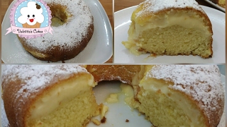 Ciambellone soffice al limone con crema al limone- Lemon curd filled bundt