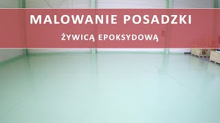 Malowanie posadzki - żywica epoksydowa do aplikacji wałkiem