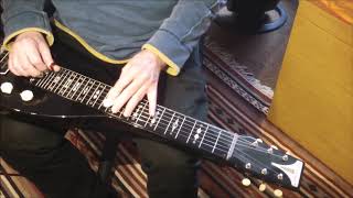 Lap Steel Guitar - Chord Study No 2. C6/A7 tuning