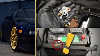 NSX Battery Bonanza! Bracket fire risk PSA and Refresh + Battery Terminal Replacement