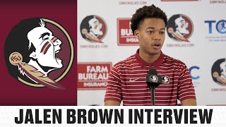 LSU TRANSFER JALEN BROWN | FSU Football talks about FSU Culture, Coach Norvell, and Transfer Process