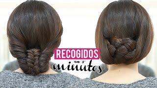 Recogidos con trenzas 5 minutos