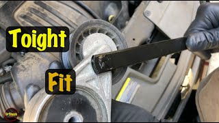 2005 - 2010 GM Ecotec 2.2L Cracked Serpentine Belt Replacement Fast (Chevrolet Cobalt & Pontiac G5)