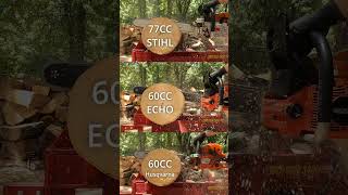 77CC STIHL looses to 60CC ECHO #stihl #husqvarna #echo