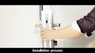 RFID hotel door lock installation instruction