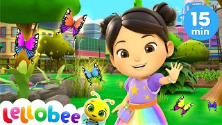 Calm Down With Your 5 Senses 🌅| Lellobee City Farm | Kids Songs | Moonbug Mornings 🌞