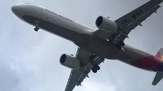 Asiana Airlines A321Neo HL8511 landing at Tan Son Nhat In't Airport