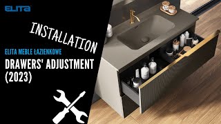 INSTRUCTIONAL VIDEO: drawers' adjustment (Moody, Inge New, Glam, Split, Soho, Kido, Indus) 2023