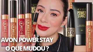 NOVO BATOM POWER STAY AVON + BASE Power Stay, Máscara á Prova D’água  e Mais ...